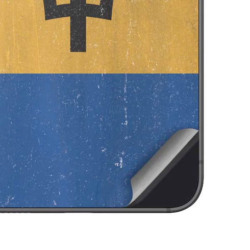 Barbados Flag Distressed Galaxy A14 5G Skin